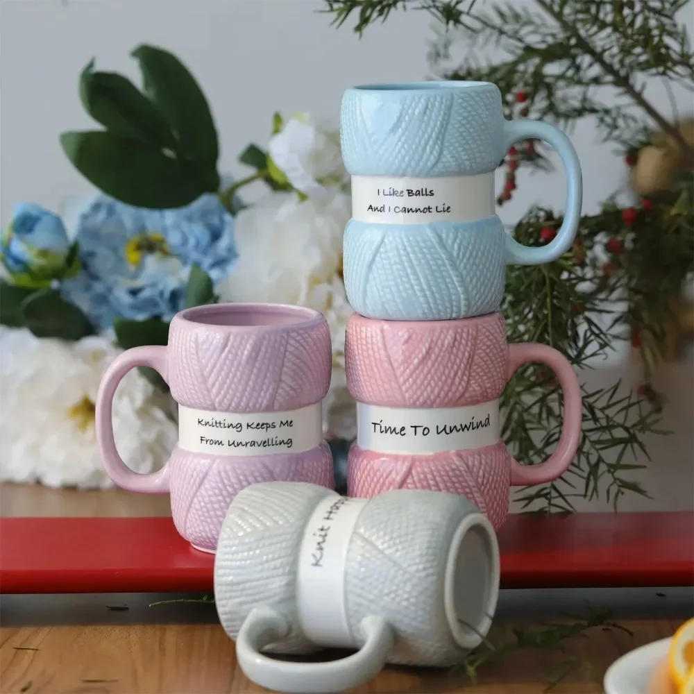 Coffee Tea Knits - Hot Knit Style Ceramic Coffee Mug,