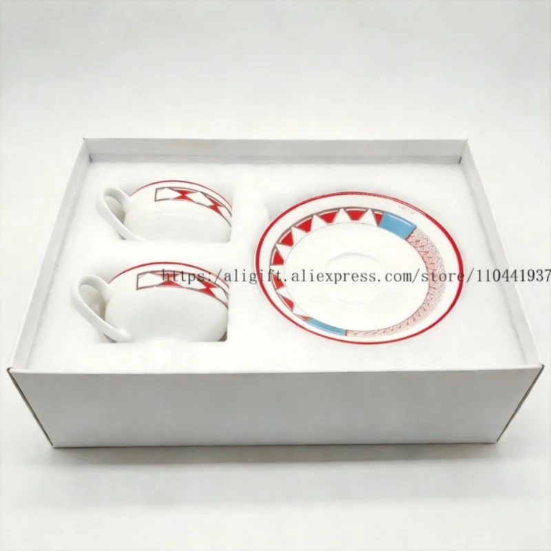 Espresso Cup Saucer - Bone China Family High-End Bone China