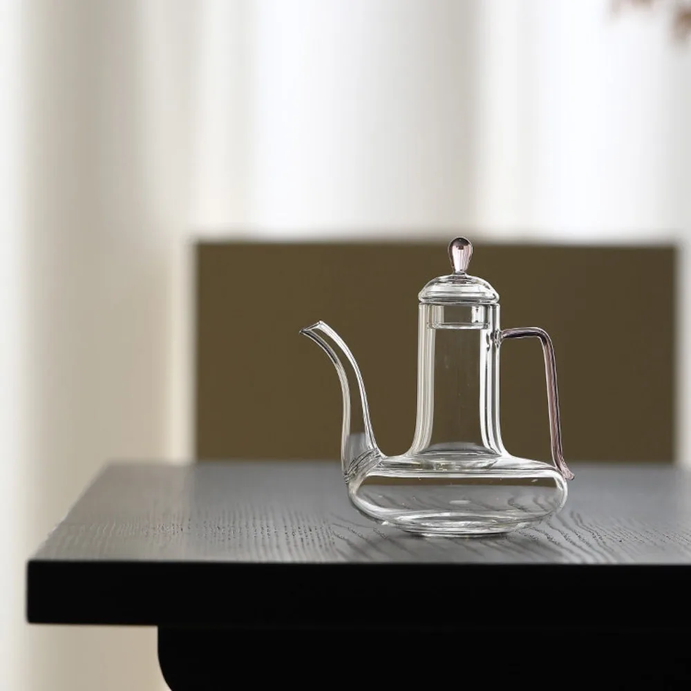 Coffee Tea Knits - High Temperature Resistant Teapot Transparent Glass