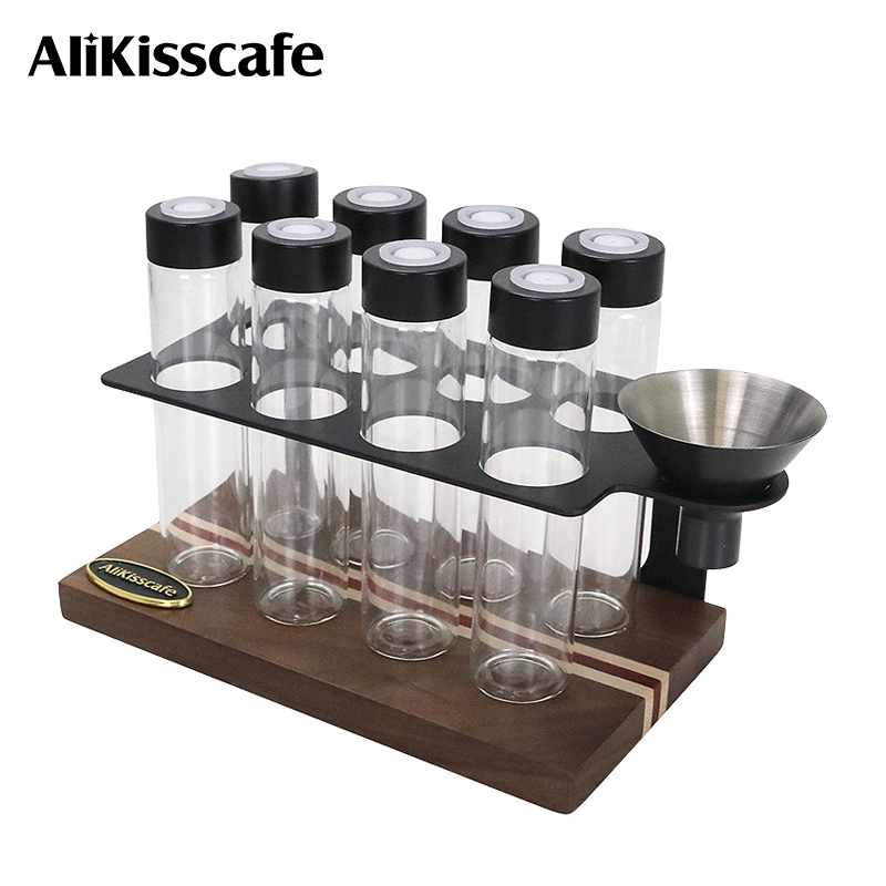 Coffee Tea Display - Alikisscafe Coffee Beans Storage Tube Container