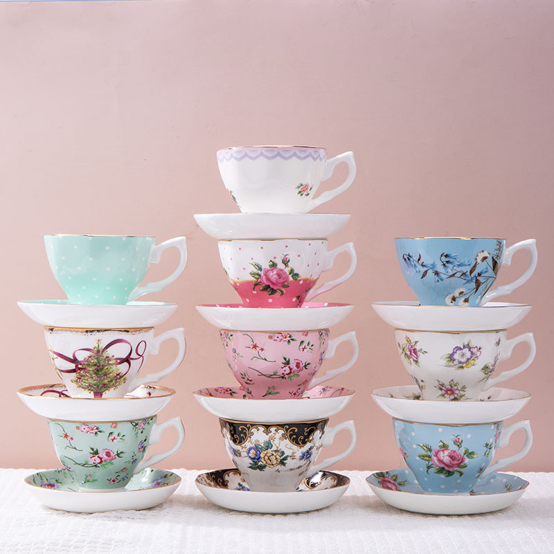 Coffee Tea Set Up - 1pc French Ceramic Coffee Cup Set
