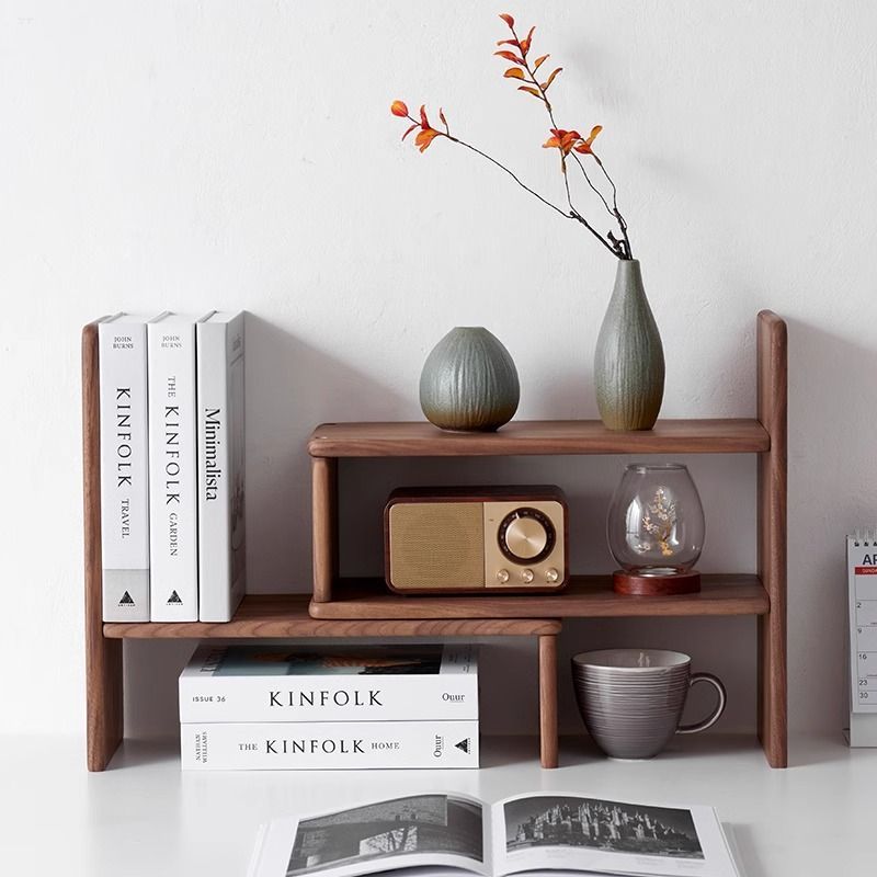 Black Walnut Wood Storage Rack - огляд і ціна Coffee Tea Display
