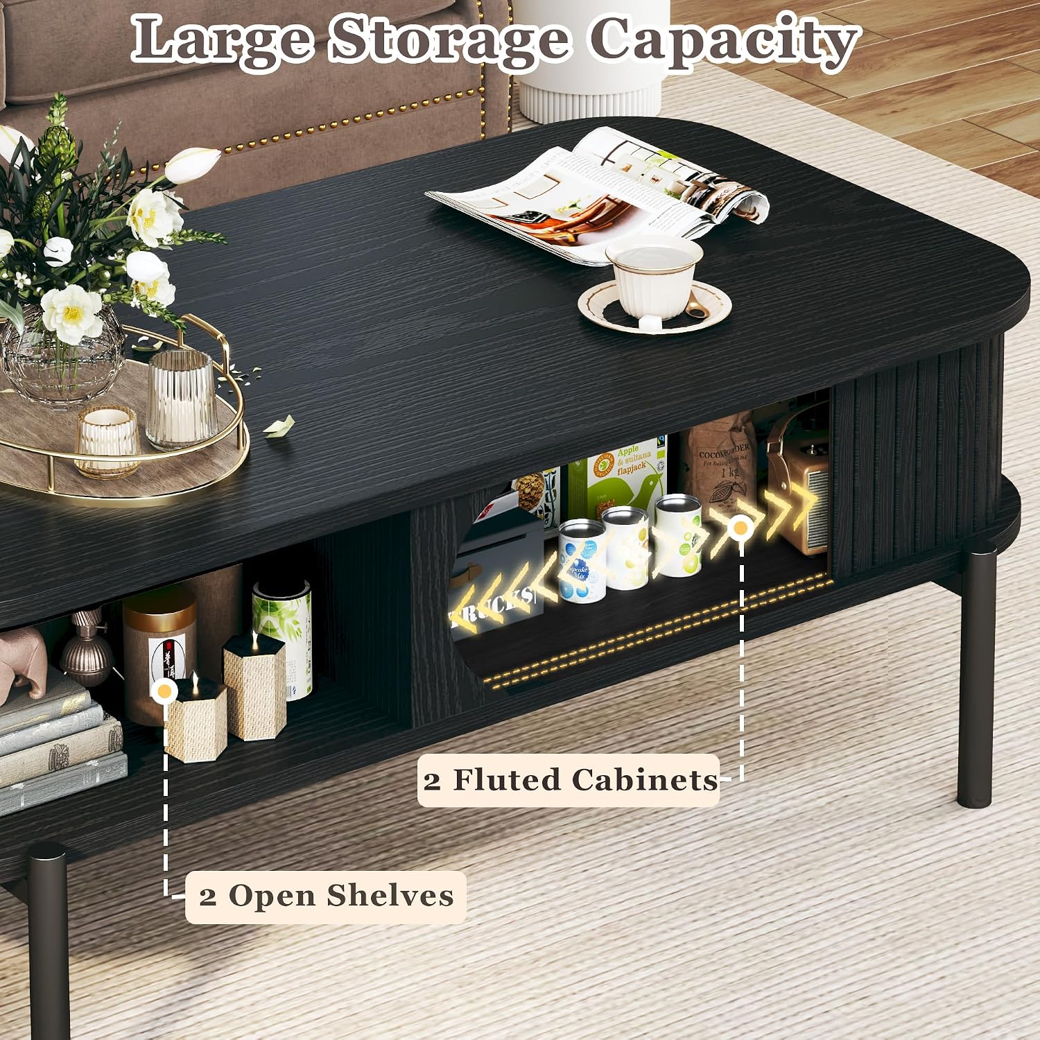 Coffee Table, Living Room Cent - огляд і ціна Coffee Tea Display