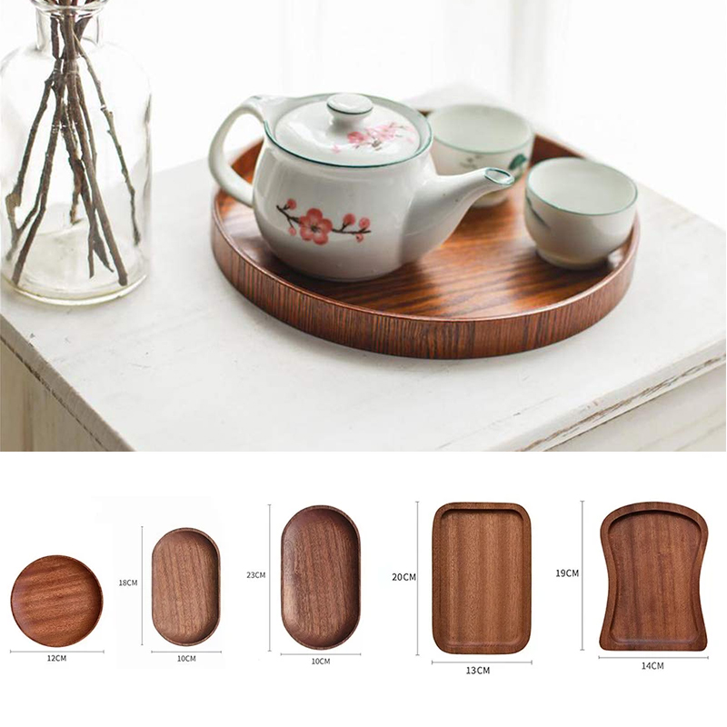 Walnut Wooden Tray Ins Wind Sm - огляд і ціна Coffee Tea Japan