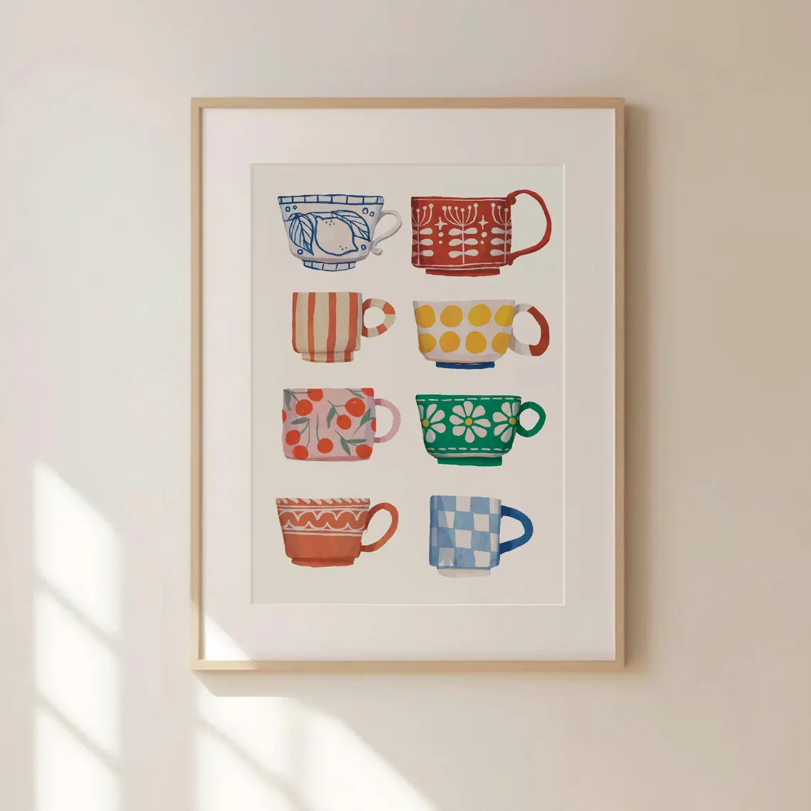Tea Cup Print, Breakfast poste - огляд і ціна Coffee Tea Drink