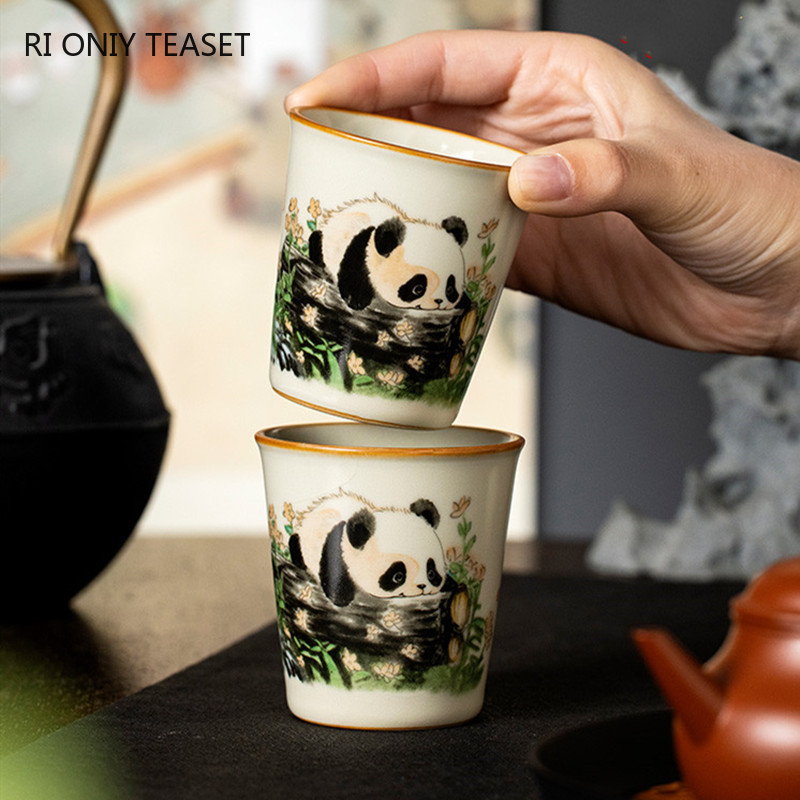 1 Pc Chinese Tradition Ru Kiln - огляд і ціна Coffee Tea Set Up