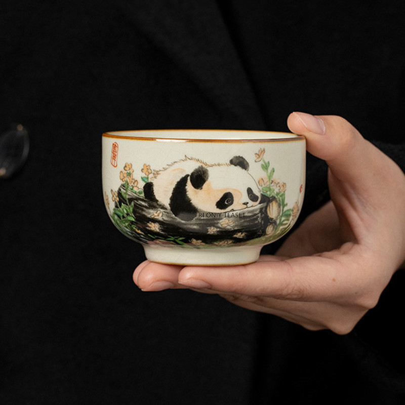 1 Pc Chinese Tradition Ru Kiln - огляд і ціна Coffee Tea Set Up