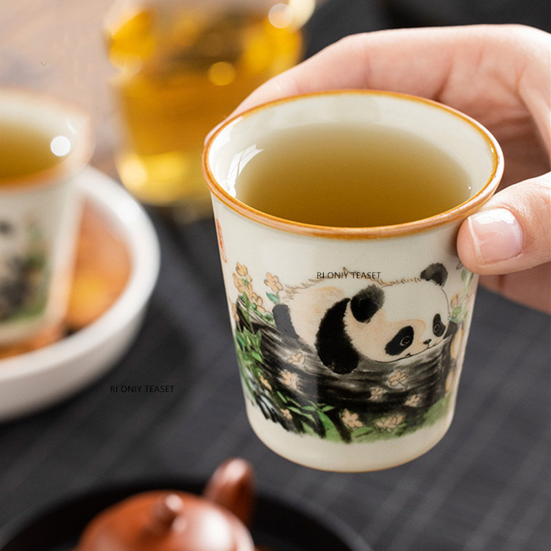 1 Pc Chinese Tradition Ru Kiln - огляд і ціна Coffee Tea Set Up