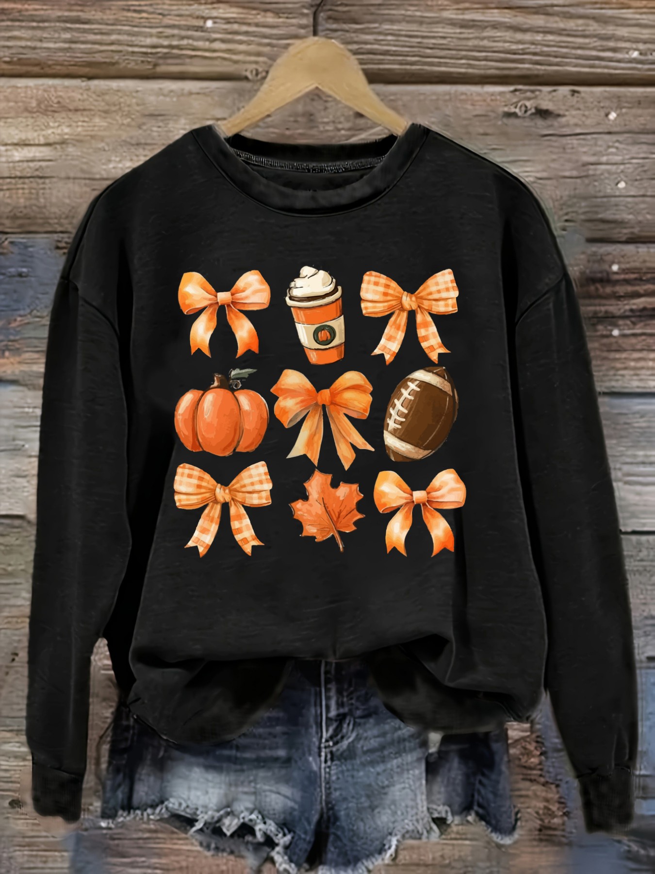 Women's Casual Long Sleeve Cre - огляд і ціна Coffee & Tea Restaurant