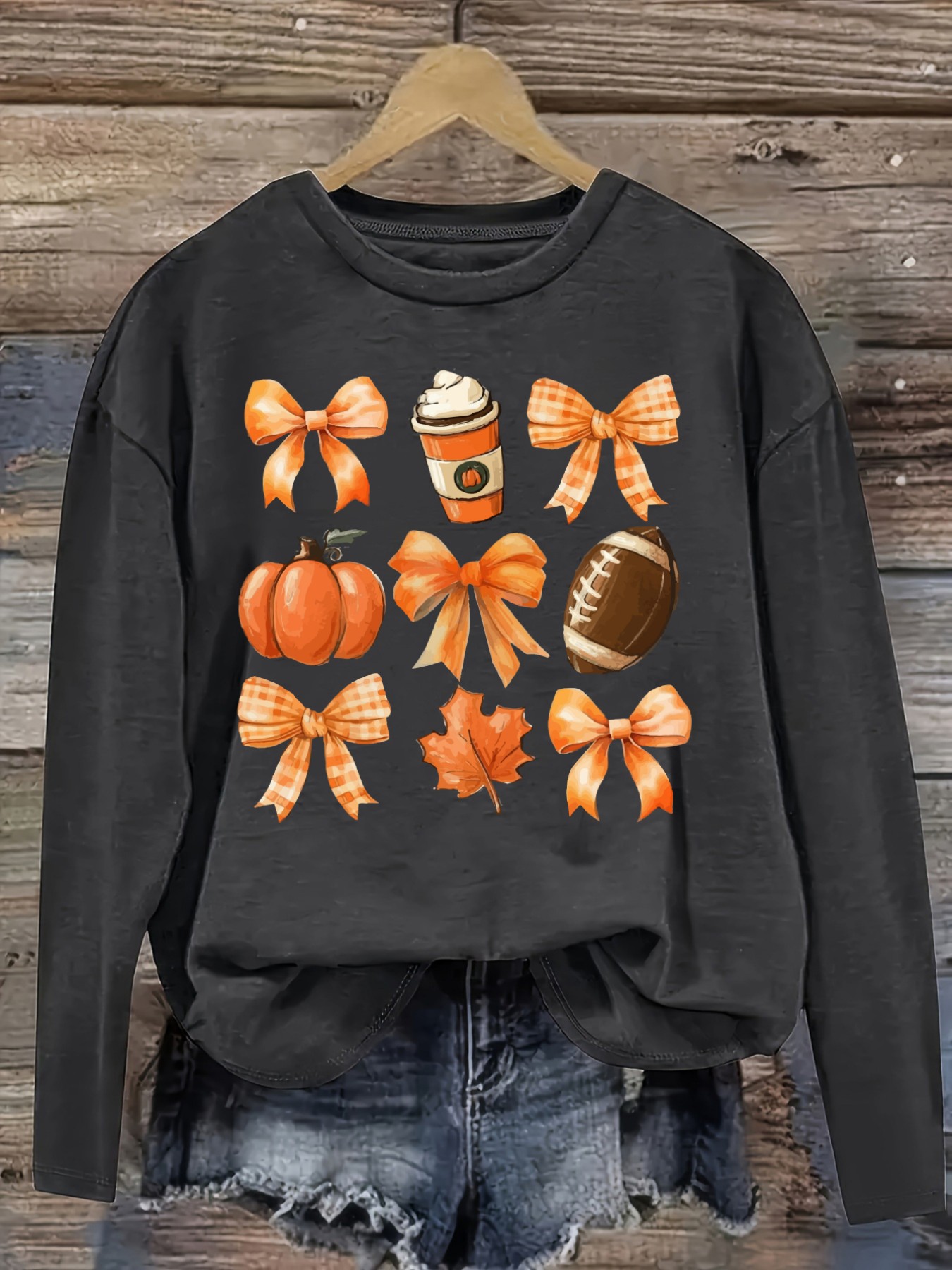 Women's Casual Long Sleeve Cre - огляд і ціна Coffee & Tea Restaurant