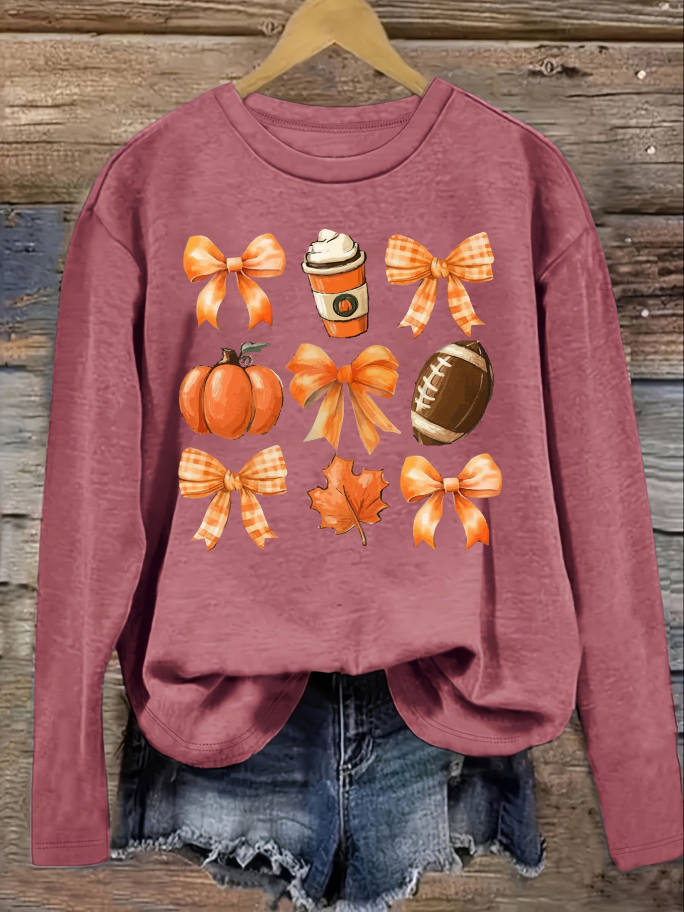 Women's Casual Long Sleeve Cre - огляд і ціна Coffee & Tea Restaurant