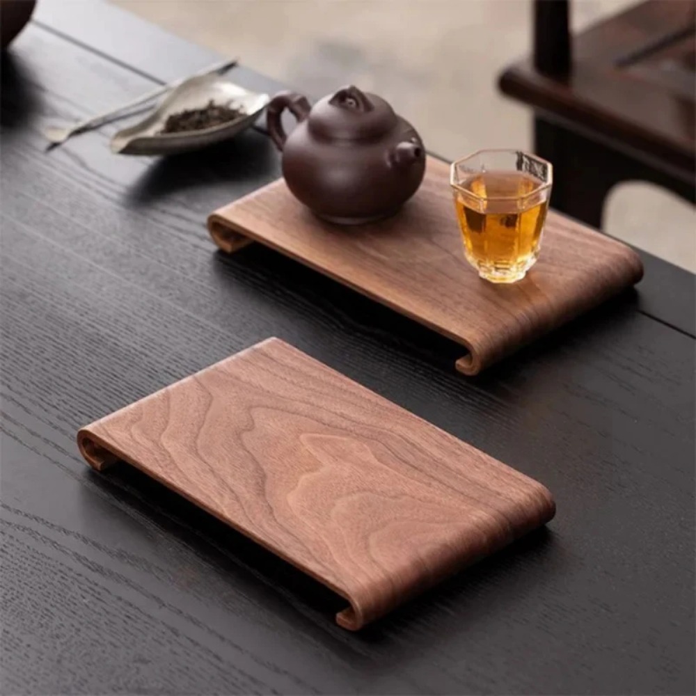 Wooden Coffee Tea Tray Rectang - огляд і ціна Coffee Tea Display