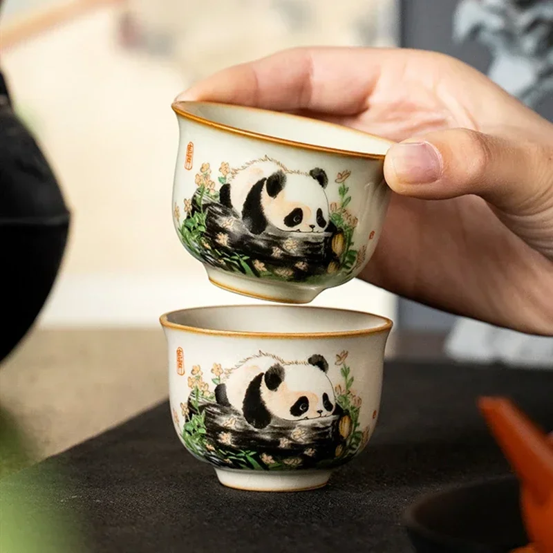 1 Pc Chinese Tradition Ru Kiln - огляд і ціна Coffee Tea Set Up