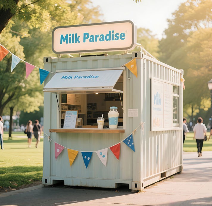 Prefab Container Coffee Shop M - огляд і ціна Coffee Tea Milk