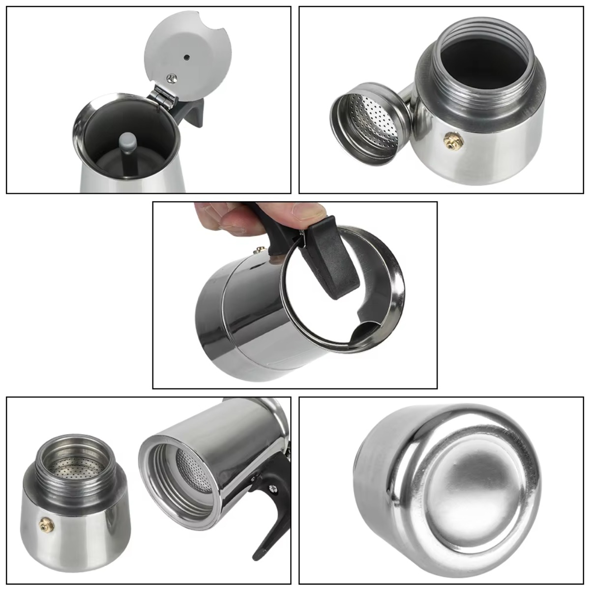 Portable Mocha Coffee Pot Stai - огляд і ціна Coffee Tea Maker