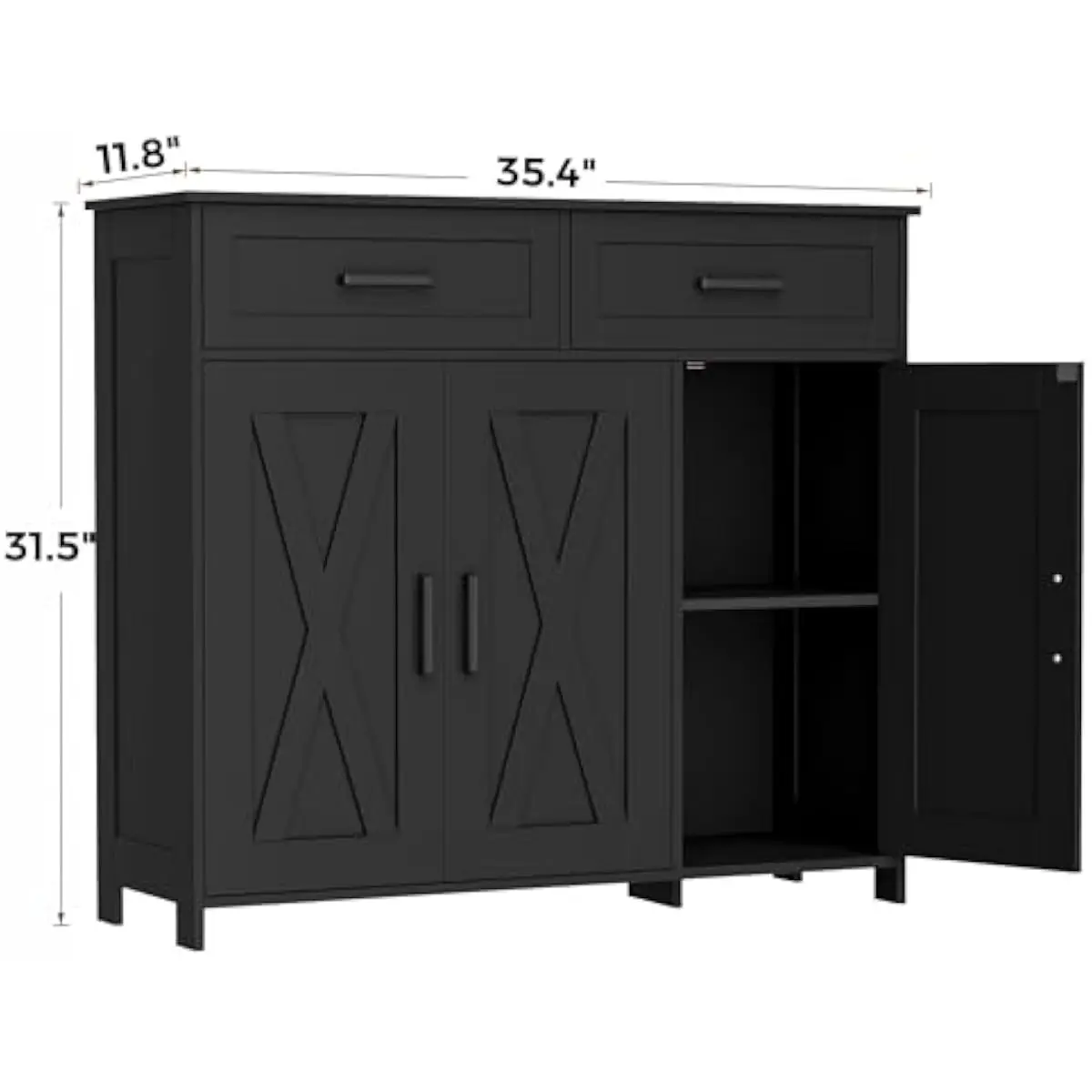 Coffee Bar Storage Cabinet wit - огляд і ціна Coffee & Tea Restaurant