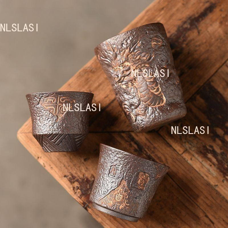1pcs Rough Pottery Master Tea  - огляд і ціна Coffee Tea Set Up