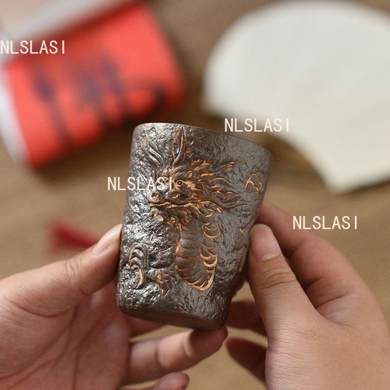 1pcs Rough Pottery Master Tea  - огляд і ціна Coffee Tea Set Up