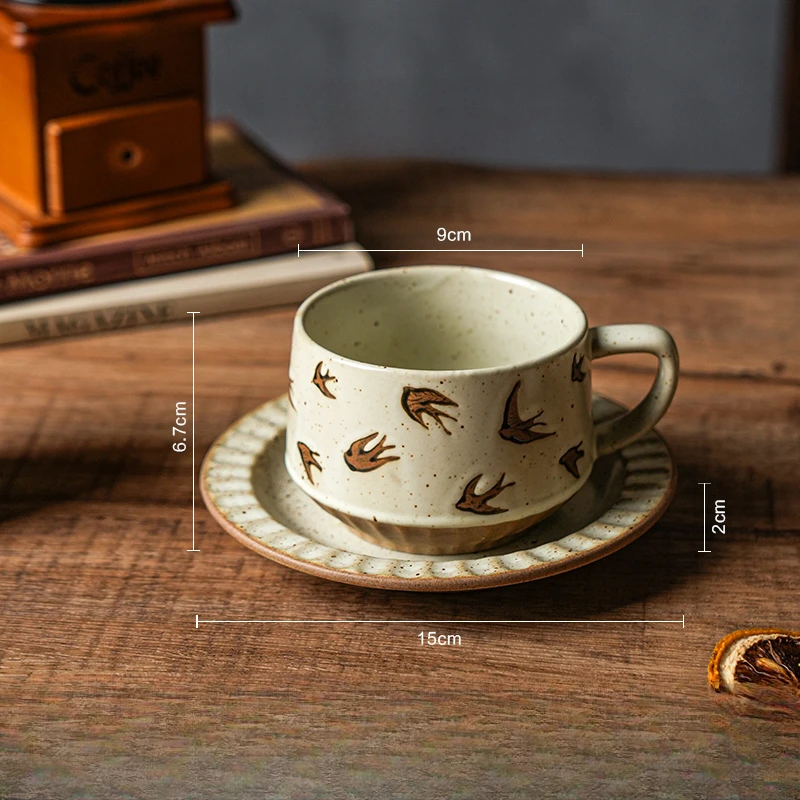 High-class Sense of Retro Coff - огляд і ціна Espresso Cup Saucer