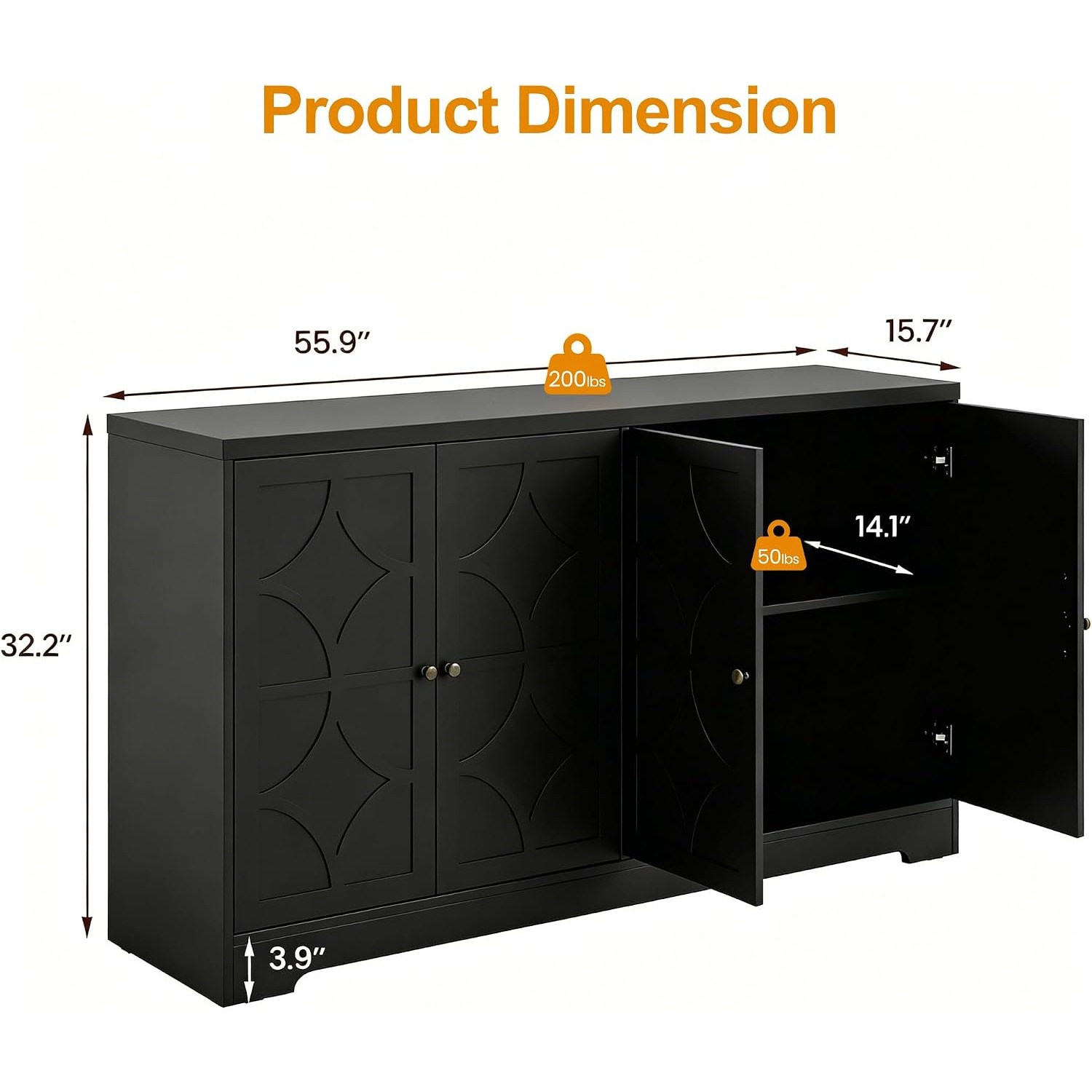 Sideboard Buffet Cabinet with  - огляд і ціна Coffee & Tea Restaurant