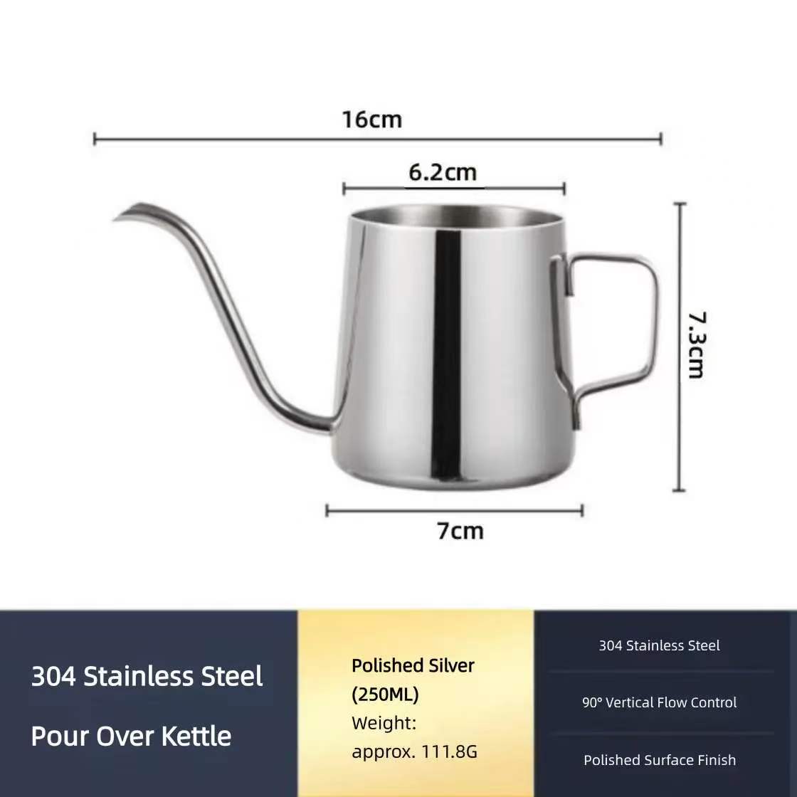 Stainless Steel Pour-over Kett - огляд і ціна Pour Over Kettle