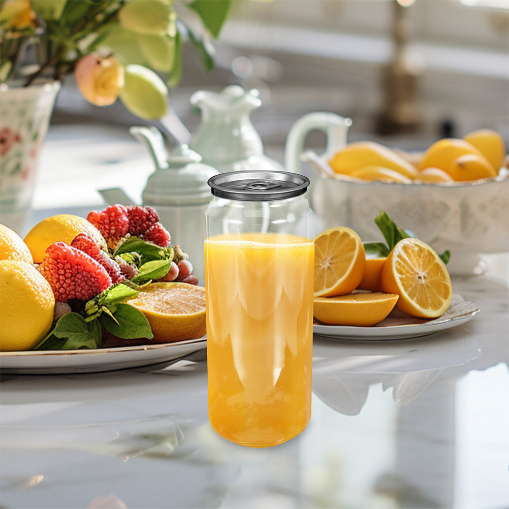 5Pcs Transparent Beverage Cans - огляд і ціна Coffee Tea Drink