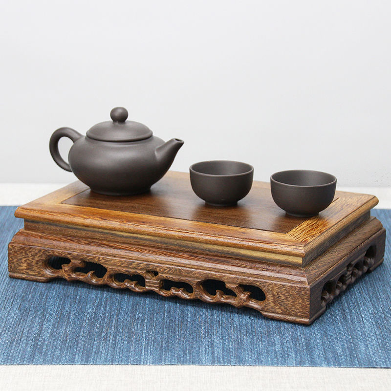 Natural Log-Turned Wooden Pede - огляд і ціна Coffee Tea Display