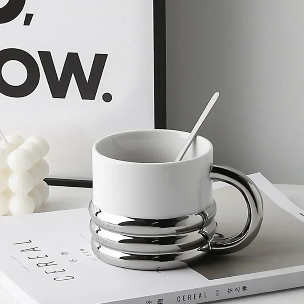 Livetai Stylish Silver Ceramic - огляд і ціна Espresso Cup Saucer