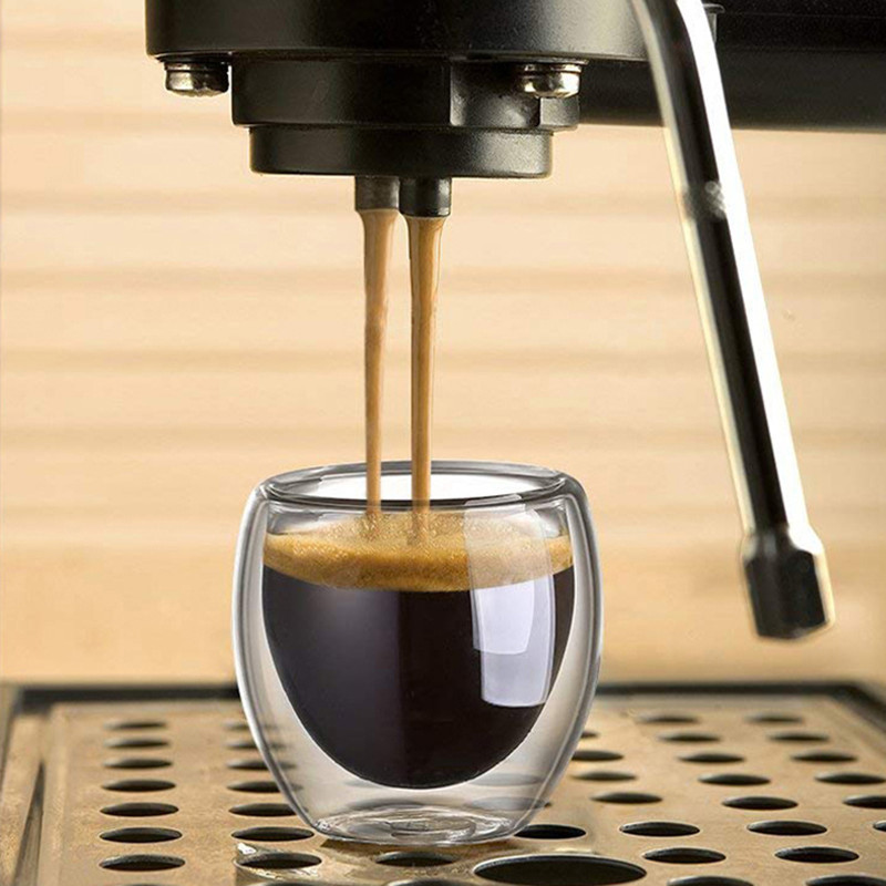 Double Walled Glass Coffee Mug - огляд і ціна Coffee Tea Set Up