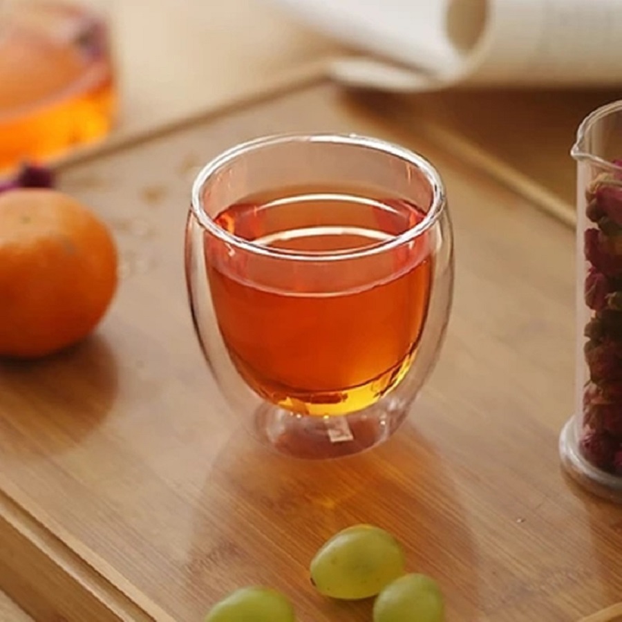 Double Walled Glass Coffee Mug - огляд і ціна Coffee Tea Set Up