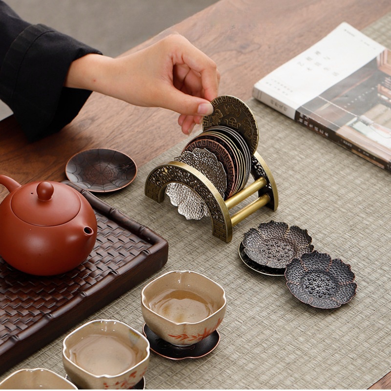 Japan Alloy Coasters Zen Antiq - огляд і ціна Coffee Tea Japan