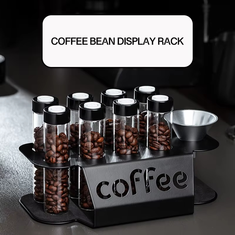 Coffee Beans Container Tube Di - огляд і ціна Coffee Tea Display