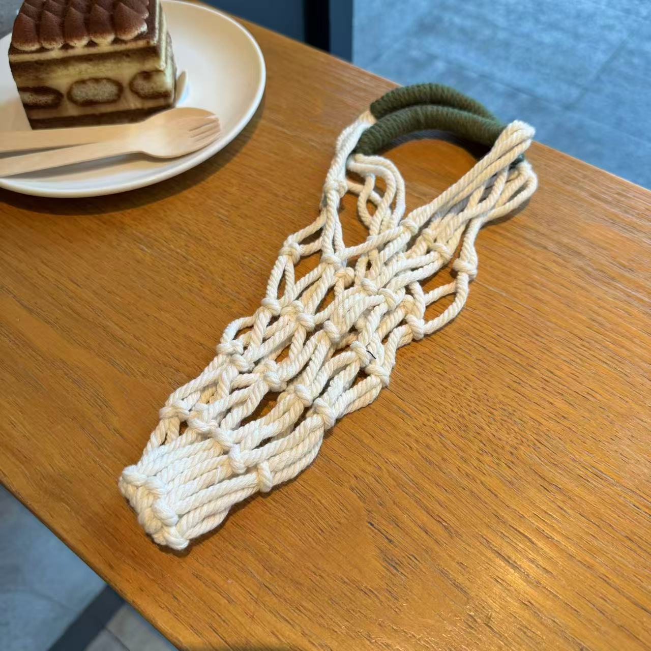 Handmade Macrame Cup Holder Ba - огляд і ціна Coffee Tea Knits