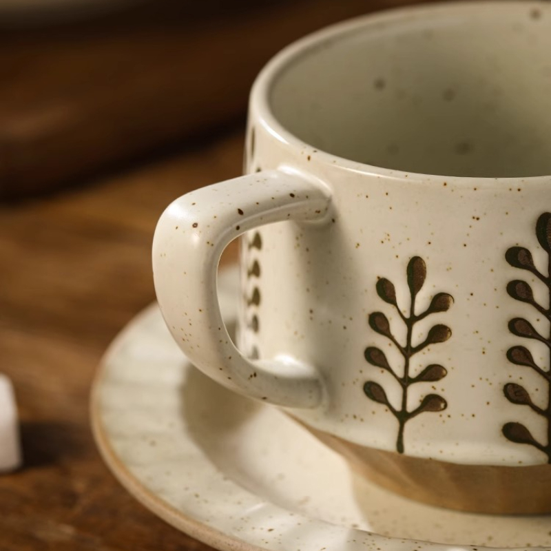 Retro Ceramic Cup Coarse Potte - огляд і ціна Coffee Tea Set Up