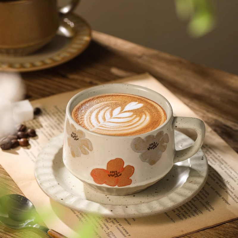 Retro Ceramic Cup Coarse Potte - огляд і ціна Coffee Tea Set Up