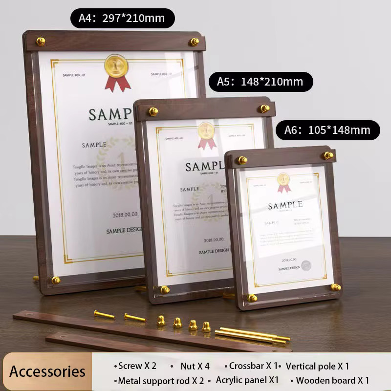 Custom A4/A5 Acrylic Wood Grai - огляд і ціна Coffee Tea Display