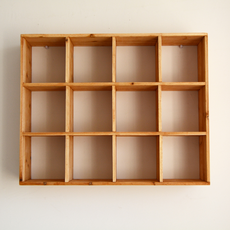 Solid Wood Wall Mounted Shelf  - огляд і ціна Coffee Tea Display