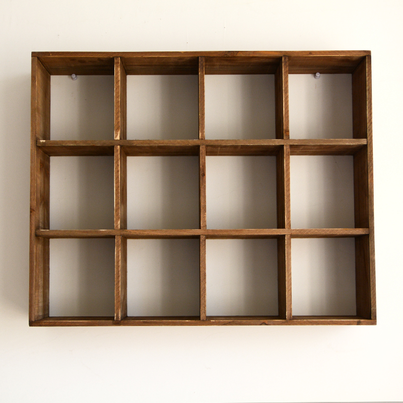 Solid Wood Wall Mounted Shelf  - огляд і ціна Coffee Tea Display