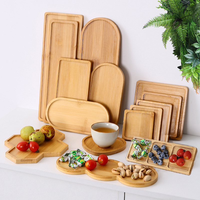 Tableware Solid Wood Food Tray - огляд і ціна Coffee Tea Japan