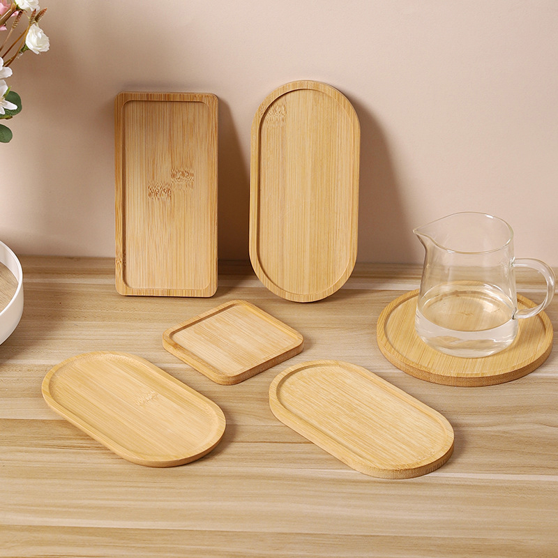 Tableware Solid Wood Food Tray - огляд і ціна Coffee Tea Japan