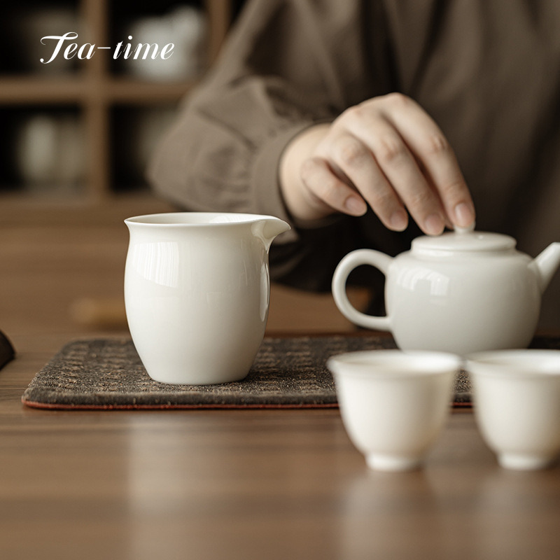 Sheep Fat Jade Porcelain Cup F - огляд і ціна Coffee Tea Set Up