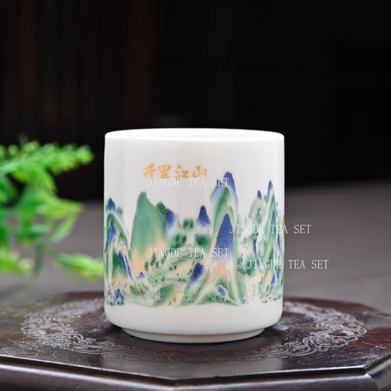 Sheep Fat Jade Straight Mouth  - огляд і ціна Coffee Tea Set Up