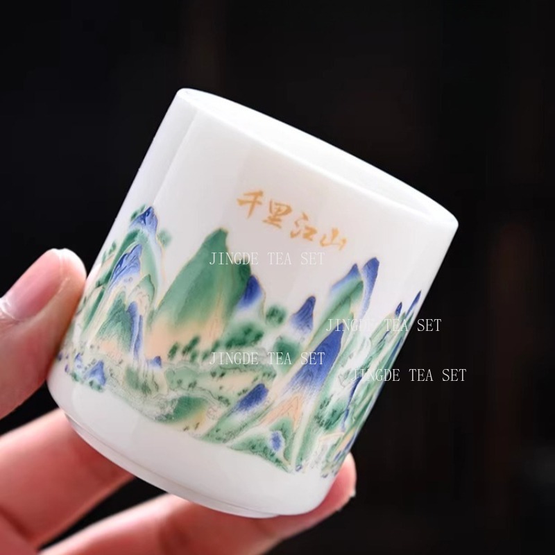 Sheep Fat Jade Straight Mouth  - огляд і ціна Coffee Tea Set Up