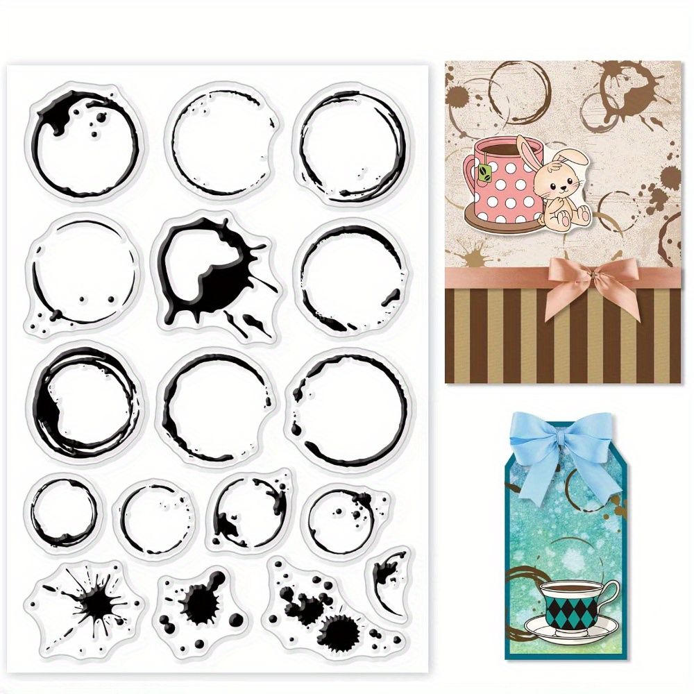 Tea Stains Clear Stamp Coffee  - огляд і ціна Coffee Tea Journal