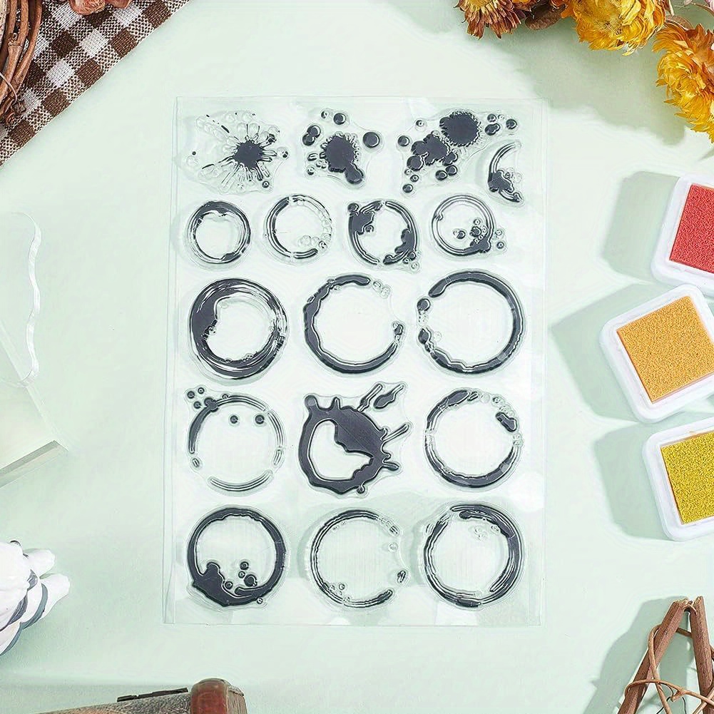 Tea Stains Clear Stamp Coffee  - огляд і ціна Coffee Tea Journal