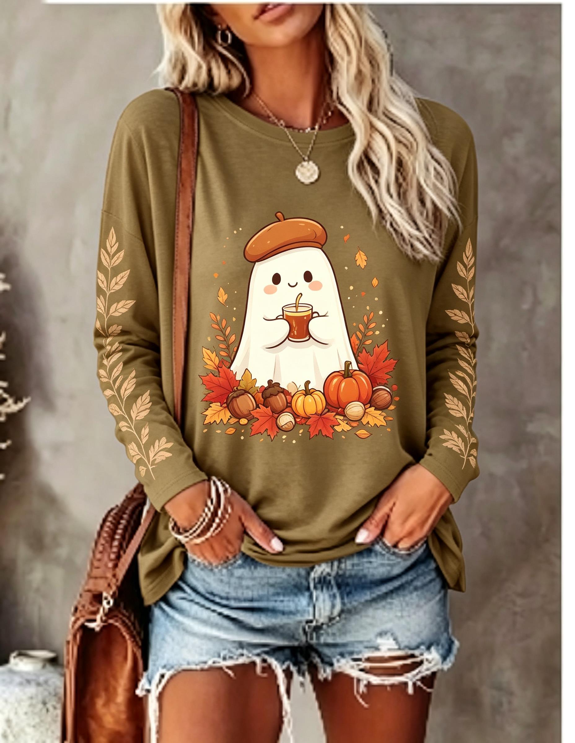 Women's Long Sleeve T-shirt Cu - огляд і ціна Coffee & Tea Restaurant