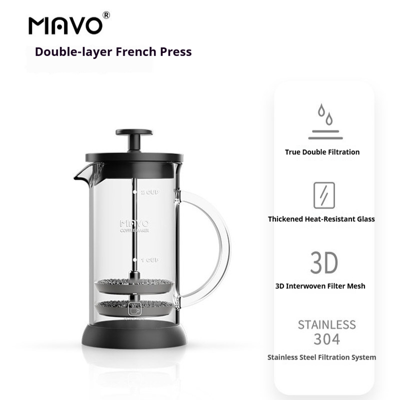 MAVO French Press Coffee Maker - огляд і ціна Coffee Tea Maker