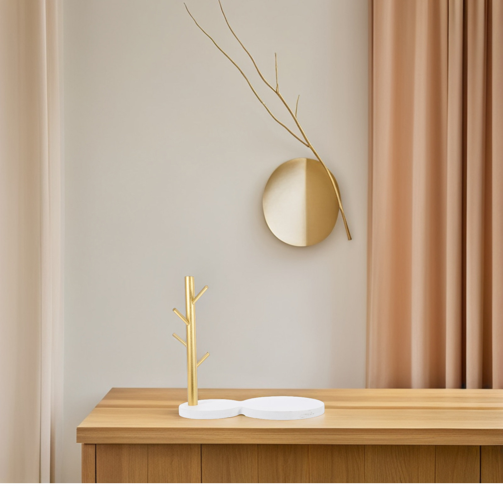 Wooden Tea Cup Storage Rack Ea - огляд і ціна Coffee Tea Display