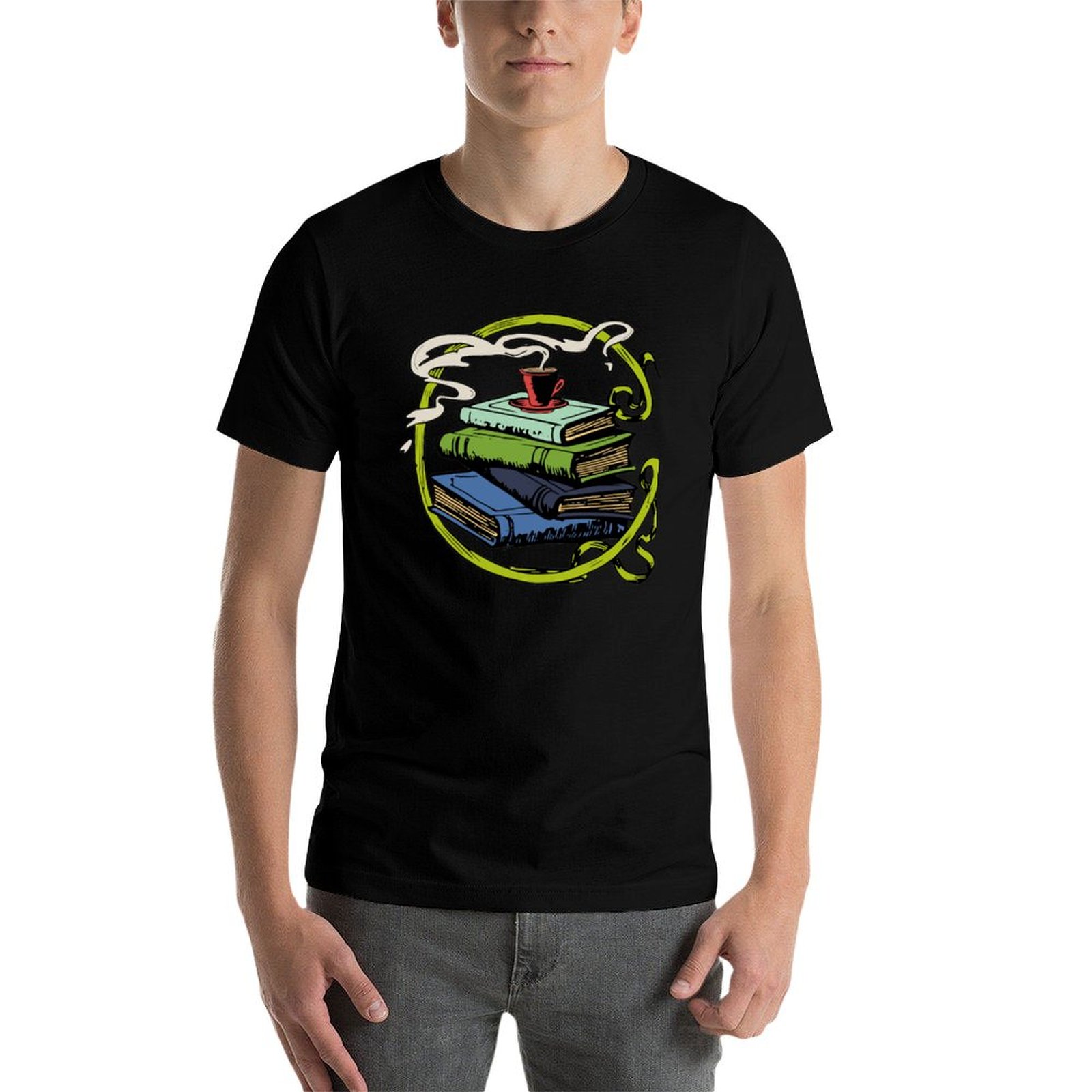 Books Tea Coffee T-Shirt Casua - огляд і ціна Coffee Tea Knits