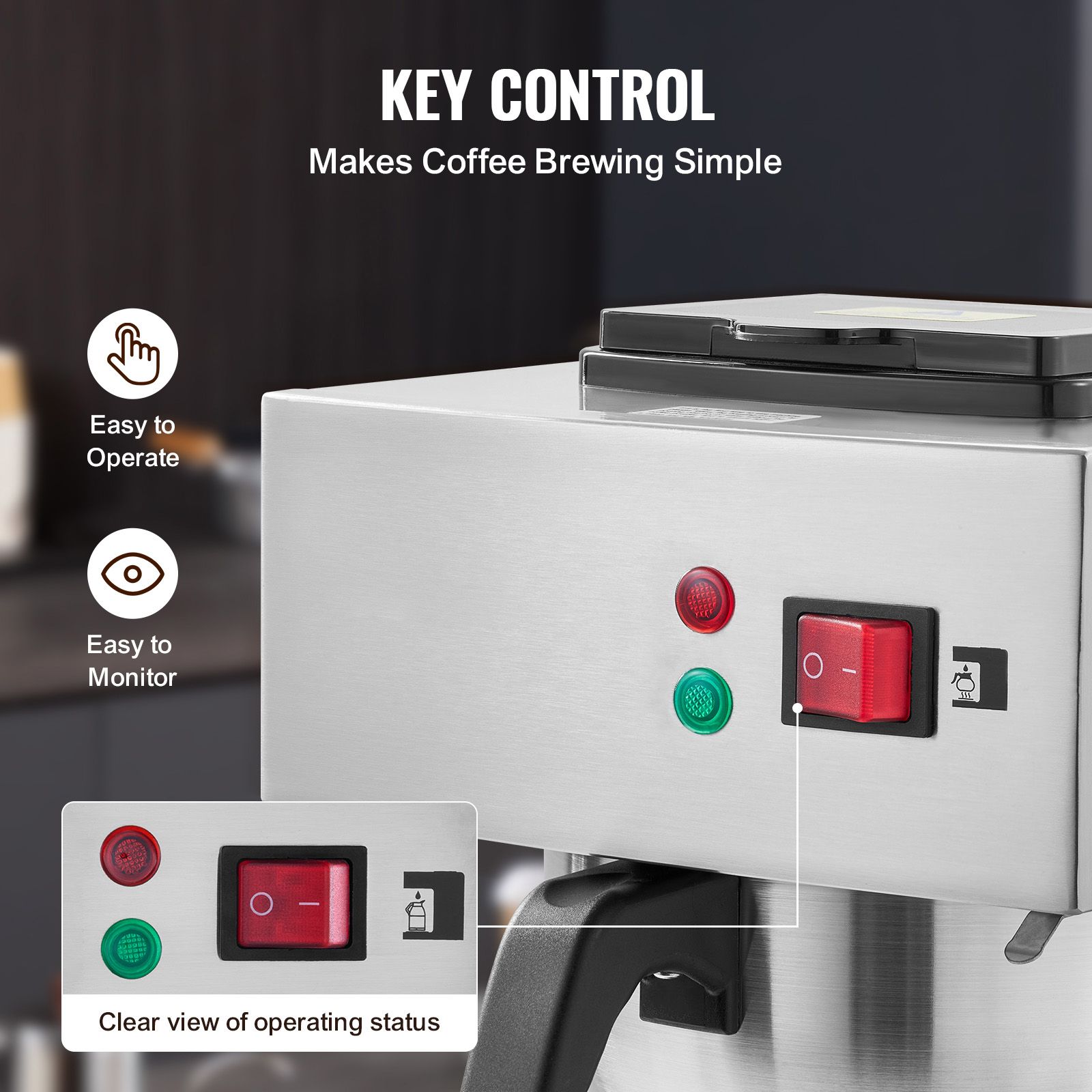 12 Cups Commercial Drip Coffee - огляд і ціна Coffee & Tea Restaurant